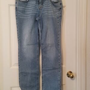 Maurices Light Blue Straight Leg Jeans